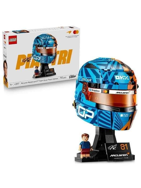 LEGO Editions 43017 McLaren Mastercard F1® Team ‑kypärä - Oscar Piastri