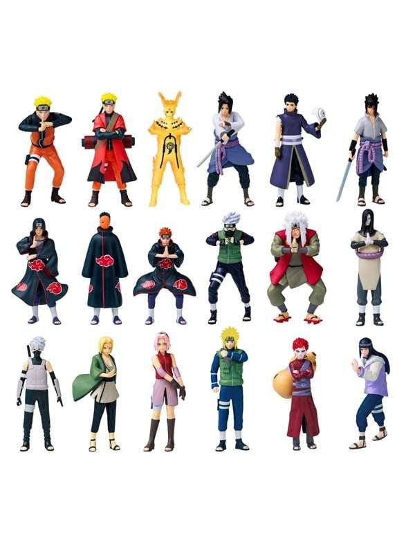 Naruto Shippuden 7 cm Figure 6 pack Deluxe box - assorted