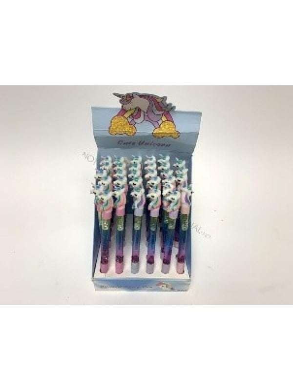 Pocket Money Unicorn Glitter Pen 15cm - assorted