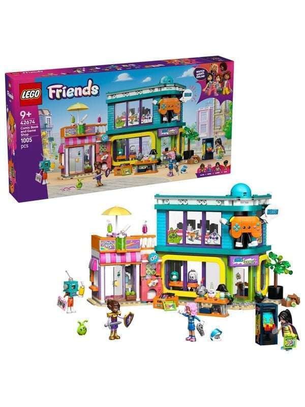 LEGO Friends 42674 Sarjakuva‑ ja pelikauppa