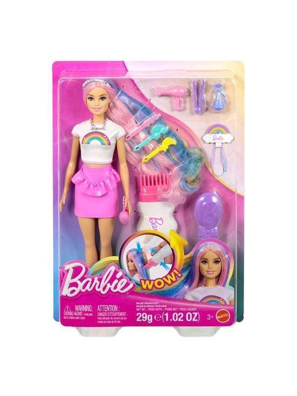 Barbie Rainbow Sparkle Hair Play -nukke