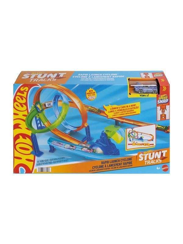 Hot Wheels Stunt Tracks Double Loop Smash