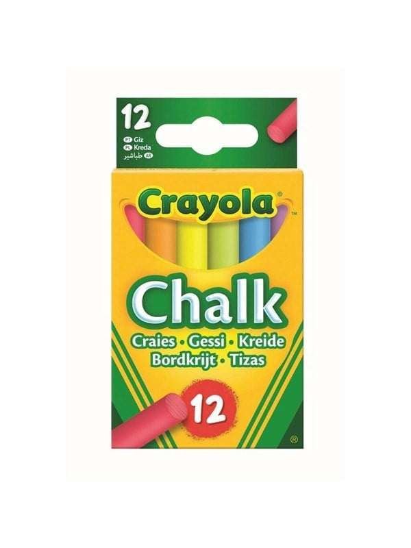 Crayola Washable Chalk Coloured 12 Pcs