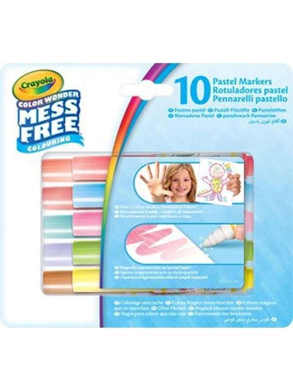Crayola Color Wonder Pastel Mini Markers 10 Pcs