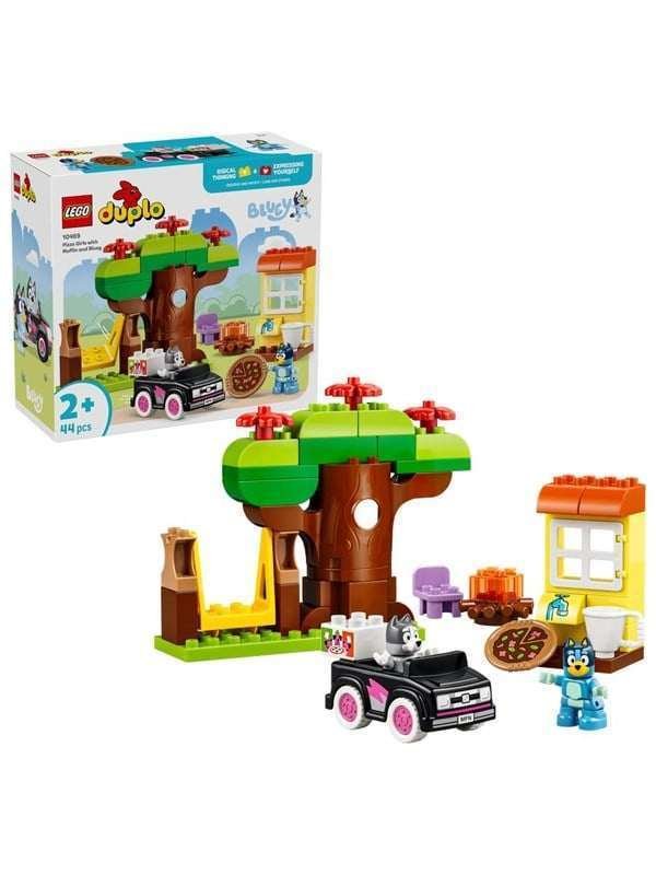 LEGO Bluey 10469 Muhvi ja Tuuri pizzatyttöinä