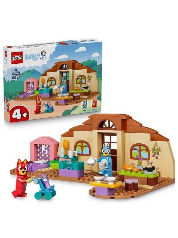 LEGO Bluey 11221 Rasse ja Tuuri koulussa