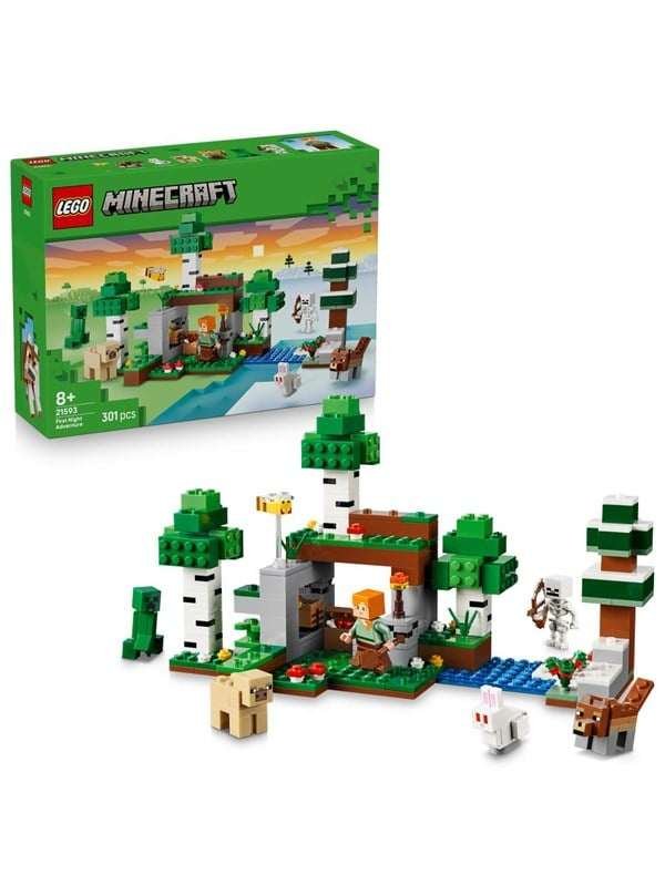 LEGO Minecraft 21593 Ensimmäisen yön seikkailu