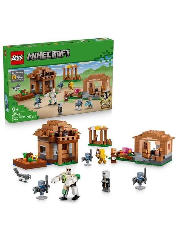 LEGO Minecraft 21596 Hyökkäys kutsuilijakylään