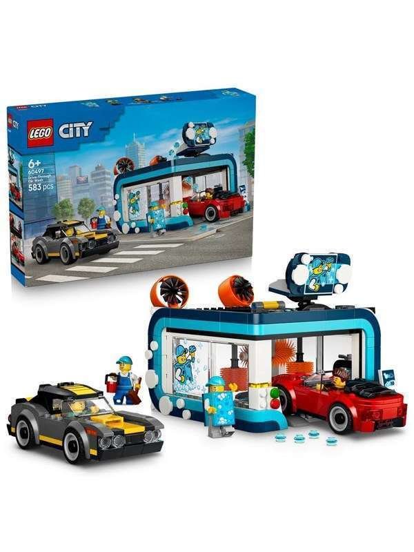 LEGO City 60497 Läpiajettava autopesula