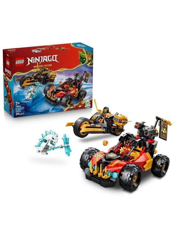 LEGO Ninjago 71864 Kain ja Colen yhdistelmäajoneuvot