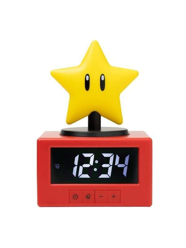 Paladone - Super Mario - Super Star Icon - Herätyskello