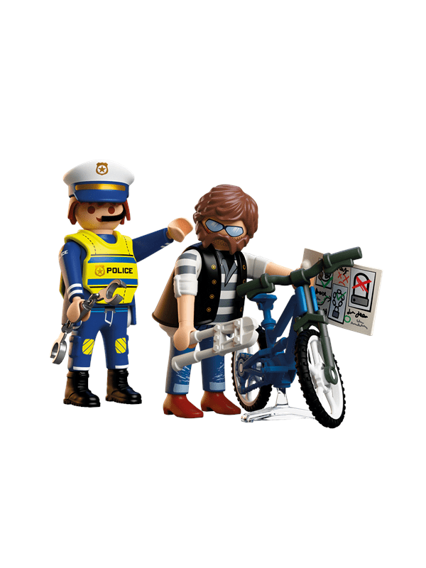 Playmobil Kaupunkitoimintaa - Polkupyörävarkaus