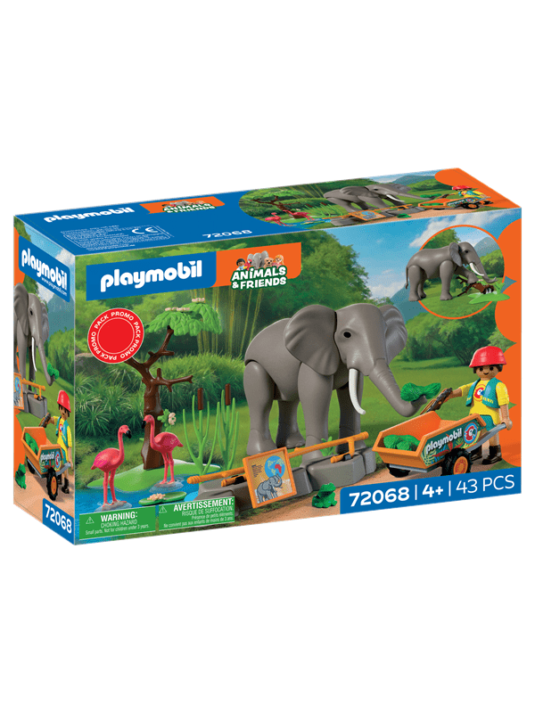 Playmobil Eläimet ja ystävät - Norsu ja eläintenhoitaja