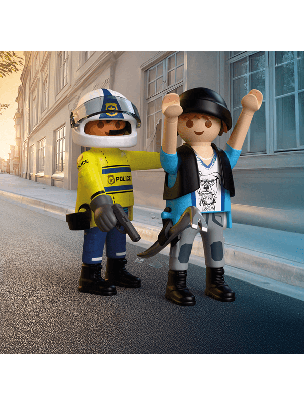 Playmobil Moottoripyöräjahti