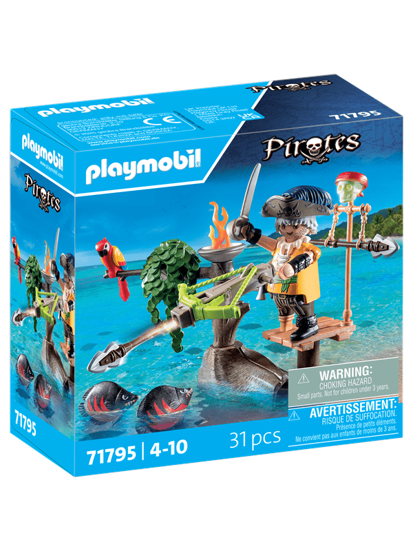 Playmobil Merirosvot - Merirosvo ja ballista