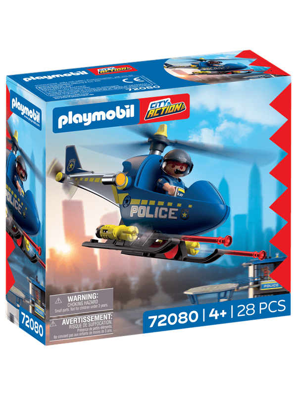 Playmobil Kaupunkitoimintaa - Poliisihelikopteri
