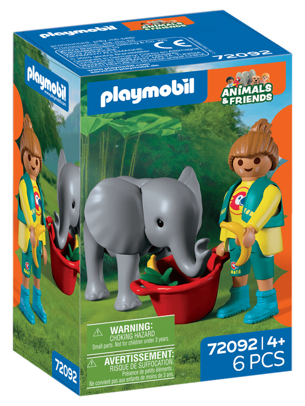 Playmobil Eläintarha: Vauvanorsu ja eläintenhoitaja