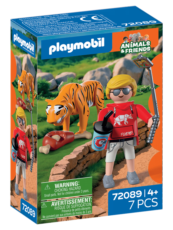 Playmobil Eläintarha: Tiikeri ja vierailija