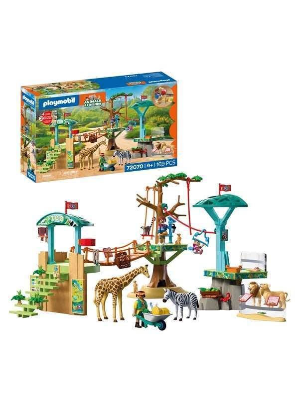 Playmobil Zoo - Eläintarha: Erämaan kiipeilypuisto