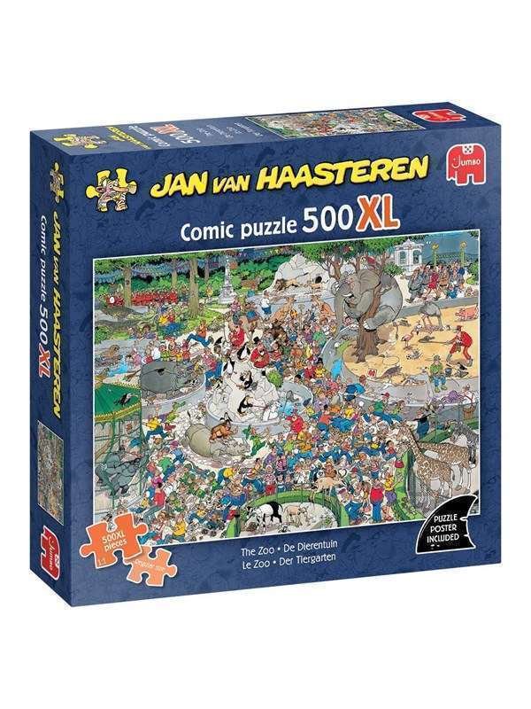 Jumbo Jan van Haasteren Jigsaw Puzzle - The Zoo - 500 XL pcs. Lattia