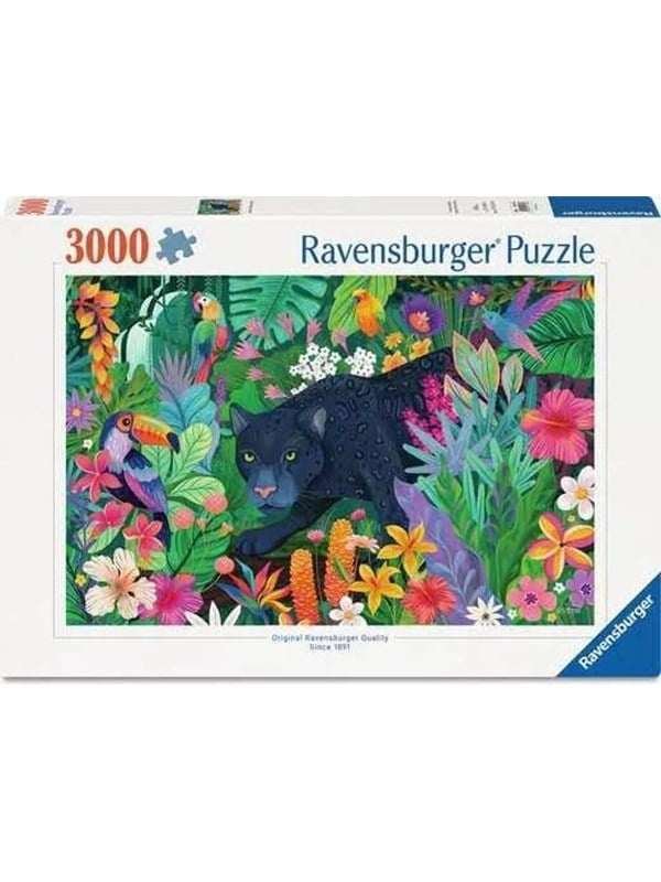 Ravensburger Panther in Flowery Jungle 3000p - 14+
