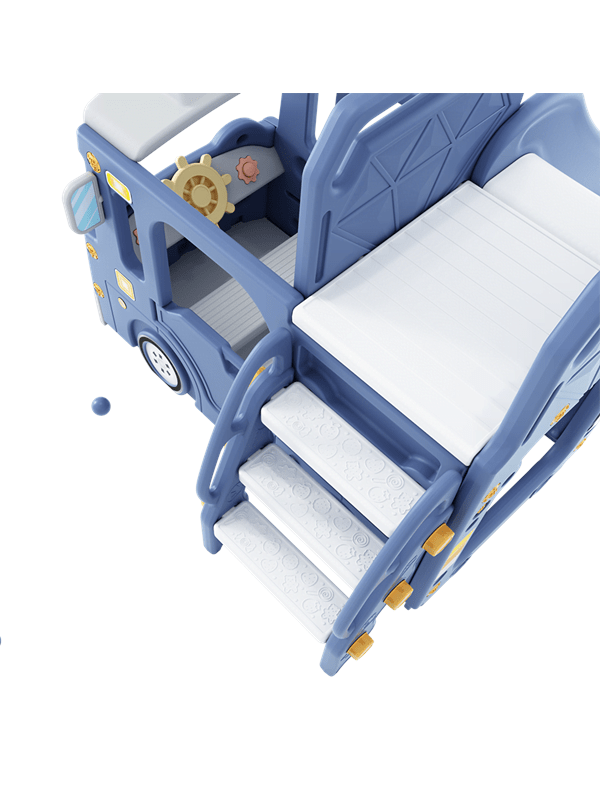 Elite Toys Kids Zone aktiviteettikuorma-auto liukumäellä ja keinulla