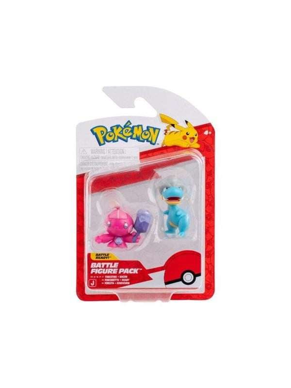 Pokemon Pokémon Battle Figure Pack includes 2" Tinkatink & 2" Bagon figures
