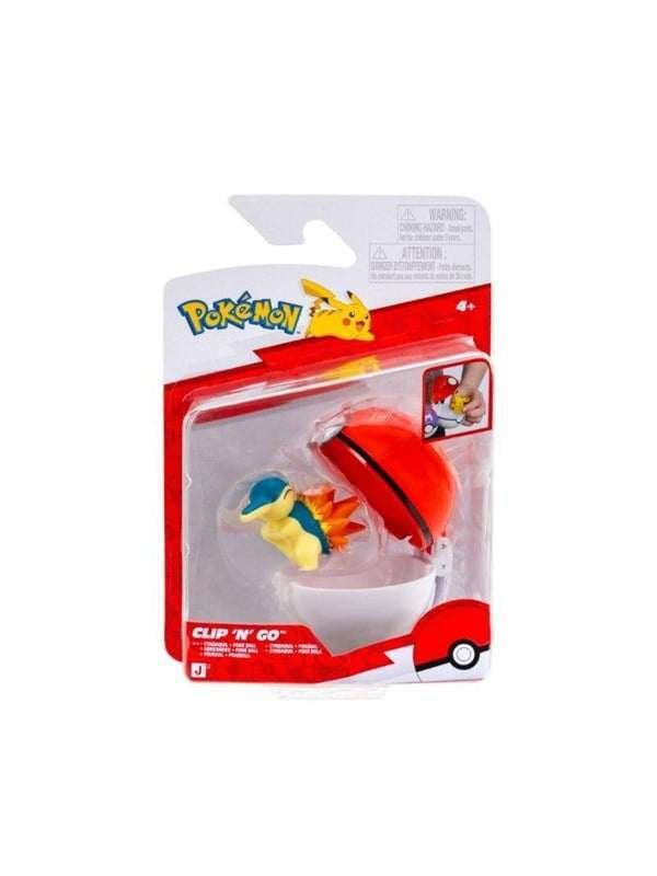 Pokemon Clip N Go Cyndaquil With Poke Ball