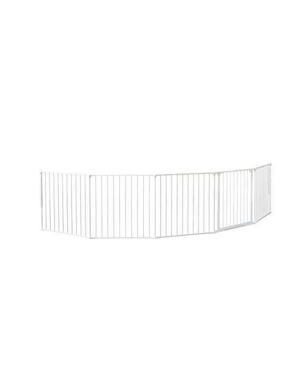 BabyDan Flex XXL sikkerhedsgitter hvid 278-350 cm