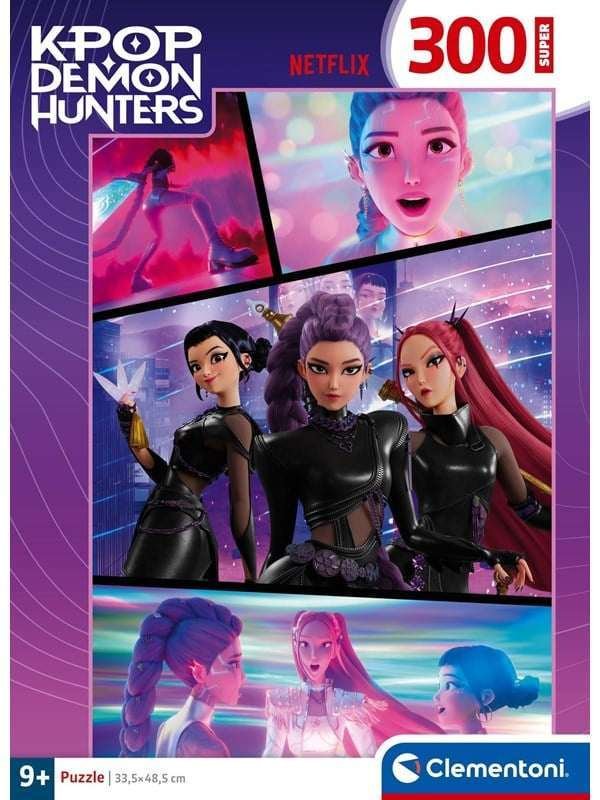 Clementoni K-Pop Demon Hunters Super 300 brikker