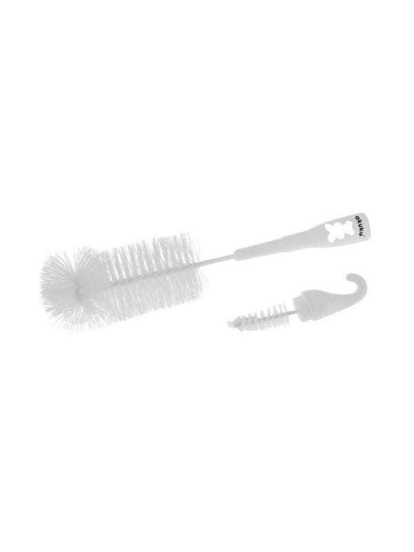 Akuku Bottle cups and nipple brush / WHITE