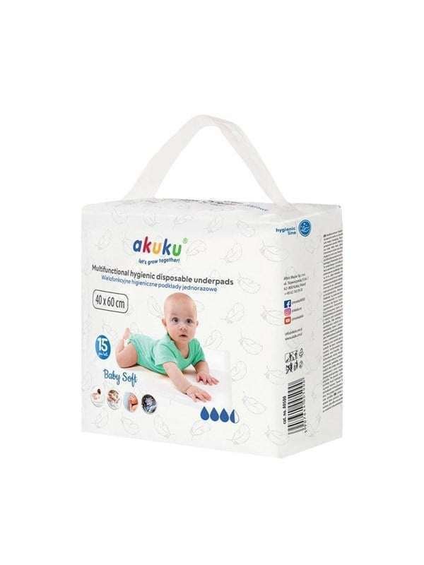 Akuku Disposable hygienic underpad 40 x 60 cm (15 pcs)