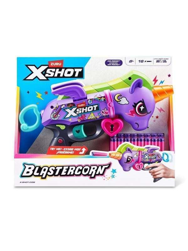 X-shot Blastercorn Dark Unicorn (16 Darts)