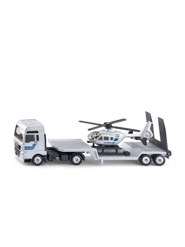SIKU 1:87 MAN Truck With Police Helicopter