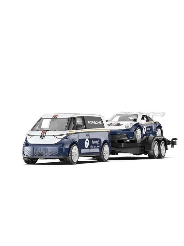SIKU 1:50 VW ID. Buzz With Porsche 911 GT3 Rs