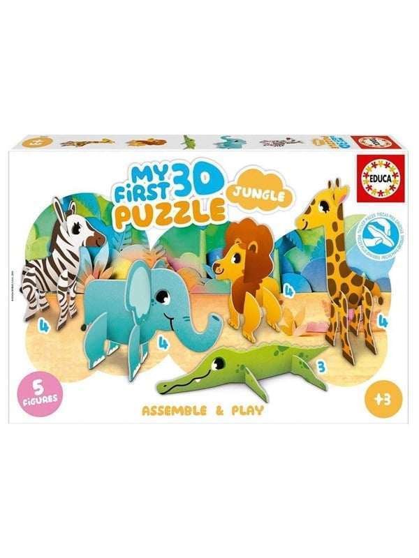 Educa 3D Puzzle Kids Baby Jungle 3D Palapeli