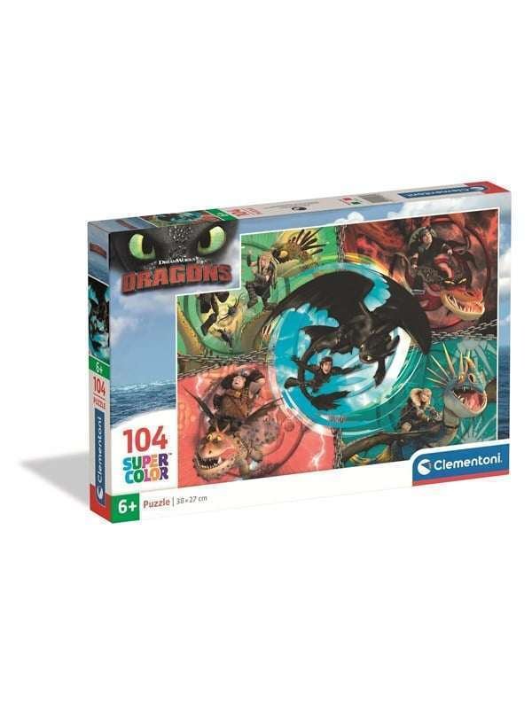 Clementoni Puzzle Dragon Trainer 104 pieces (2025) Lattia