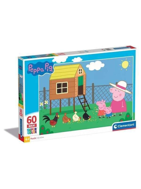 Clementoni Puzzle Maxi Peppa Pig 60 pieces Lattia