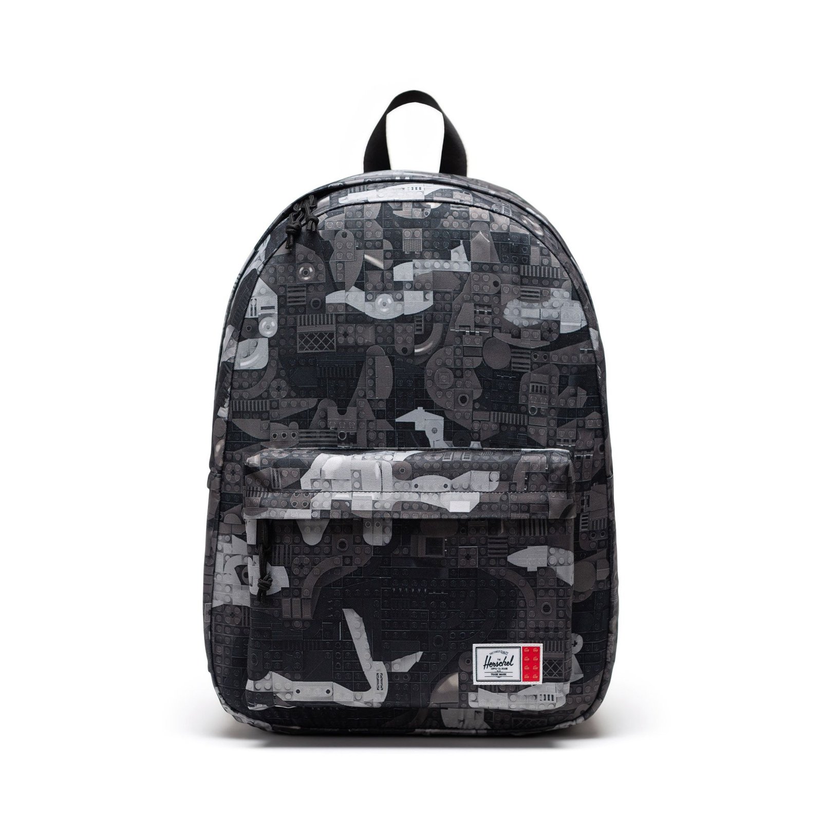 LEGO Herschel Classic reppu XL - abstraktit palikat, musta