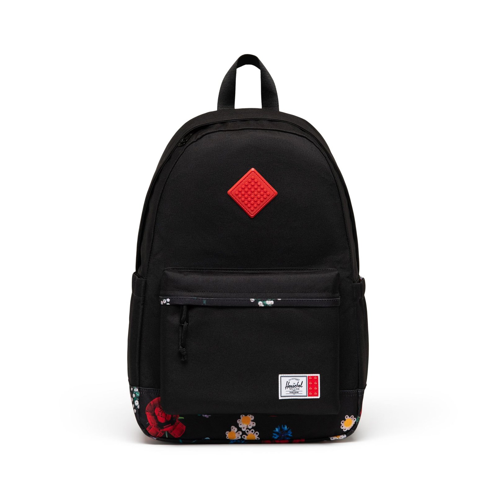 Herschel Heritage ‑reppu - musta/kukkakuvio