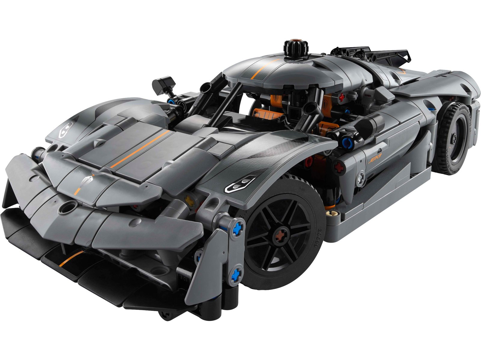 Harmaa hyperauto Koenigsegg Jesko Absolut