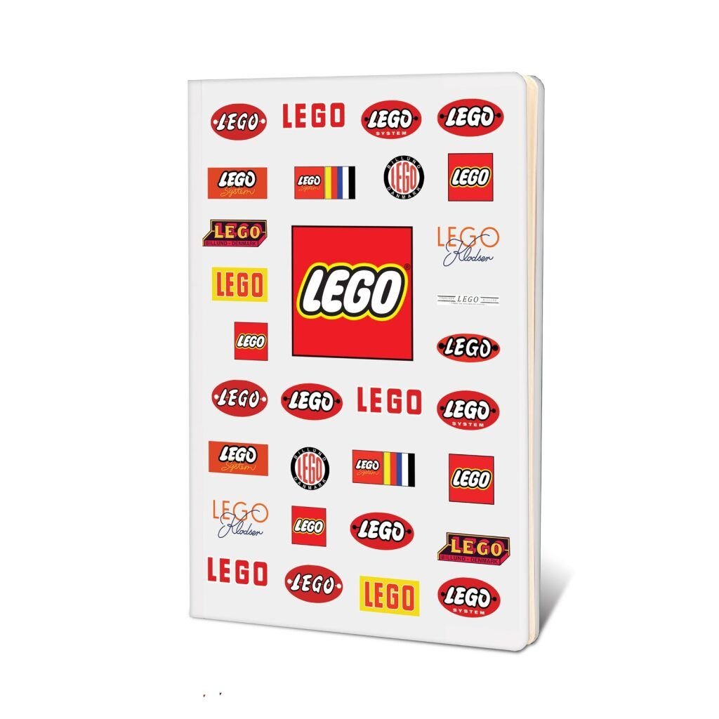 Muistikirja LEGO logoilla