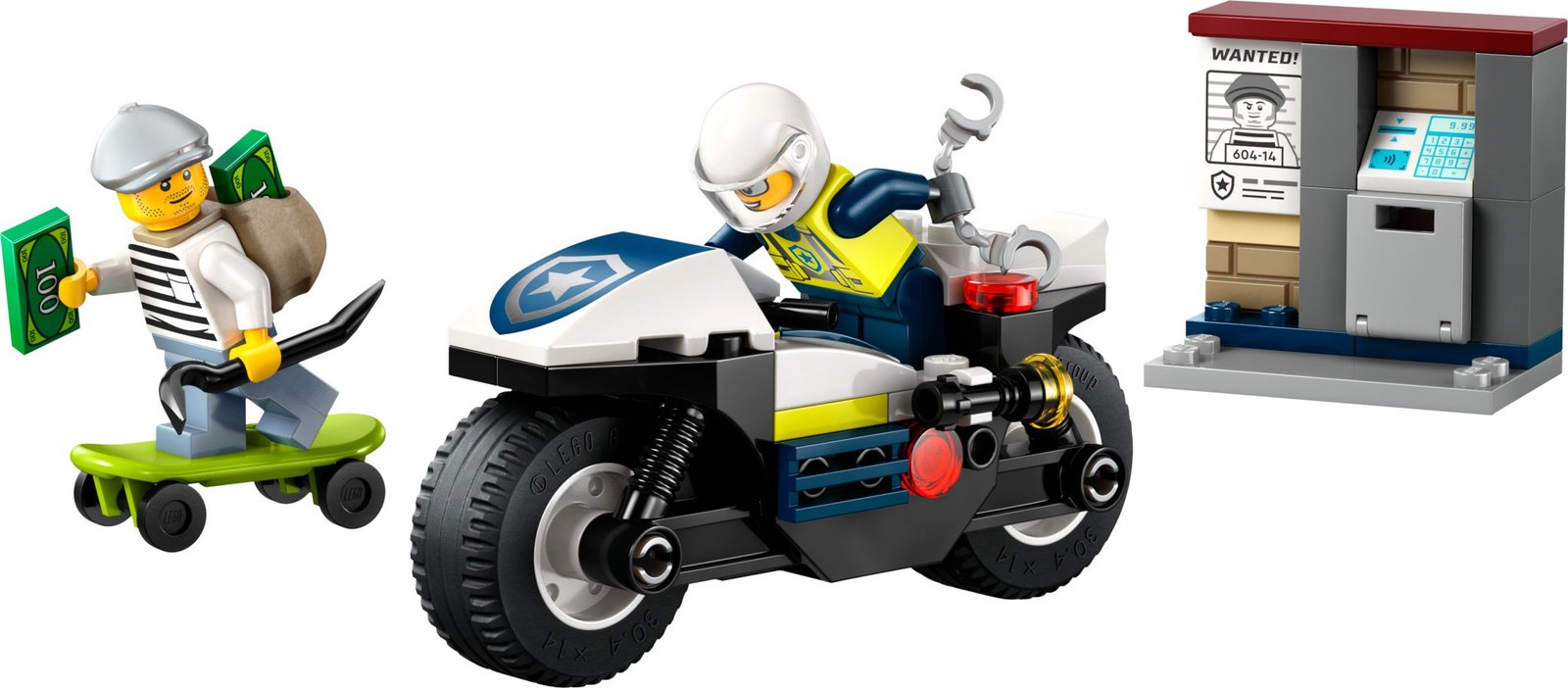 Takaa-ajo poliisimoottoripyörällä