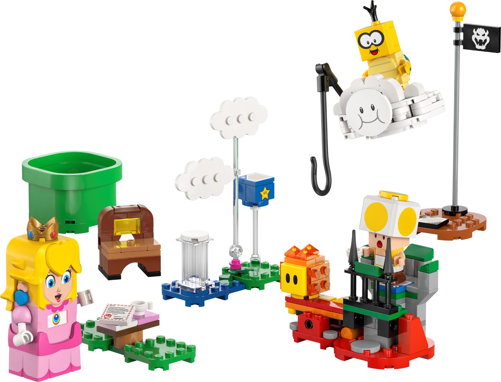 Interaktiivisen LEGO Peach hahmon seikkailut