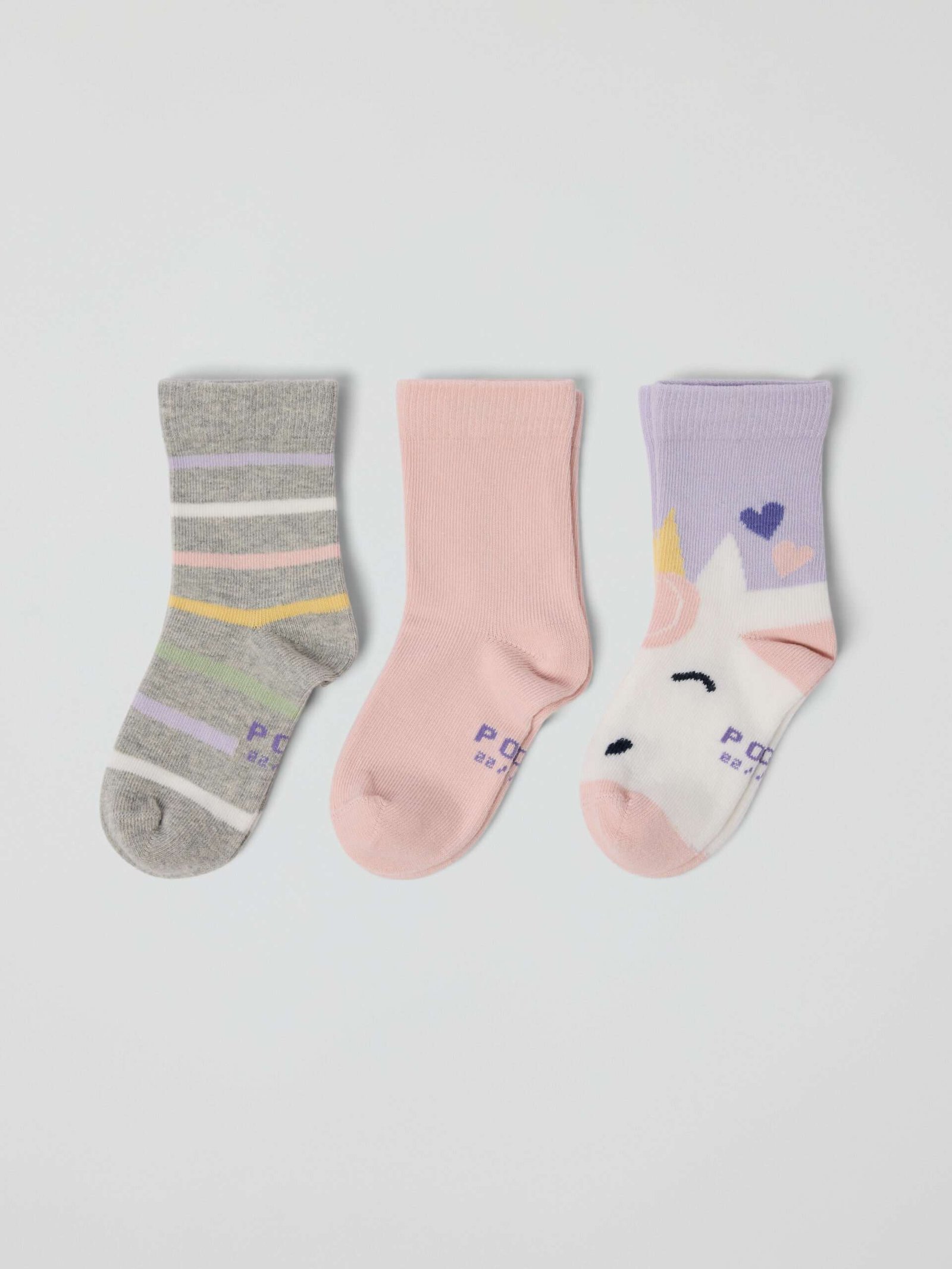 3-pack sukat kuviolliset