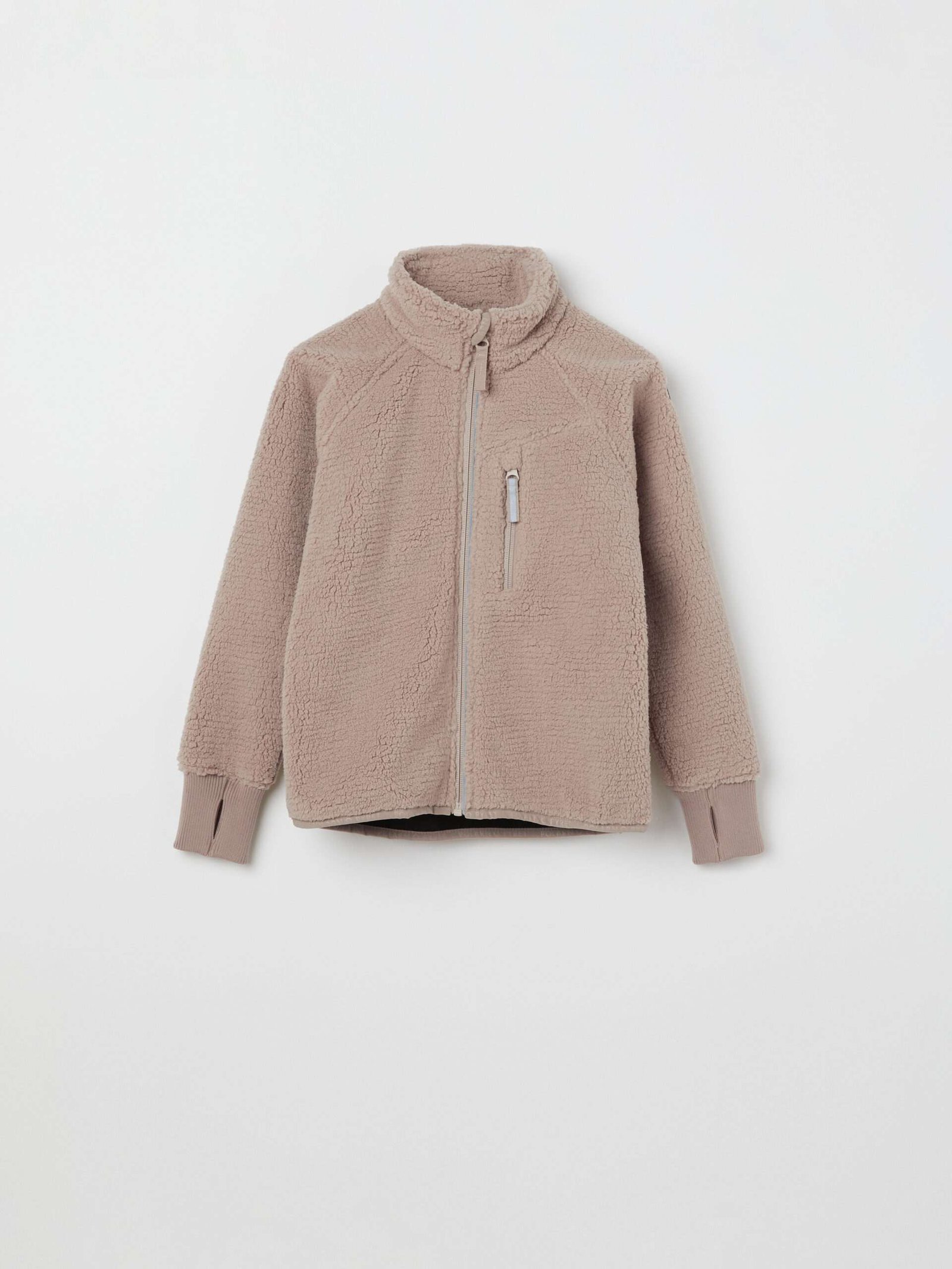 Tuulenpitävä teddyfleece-takki