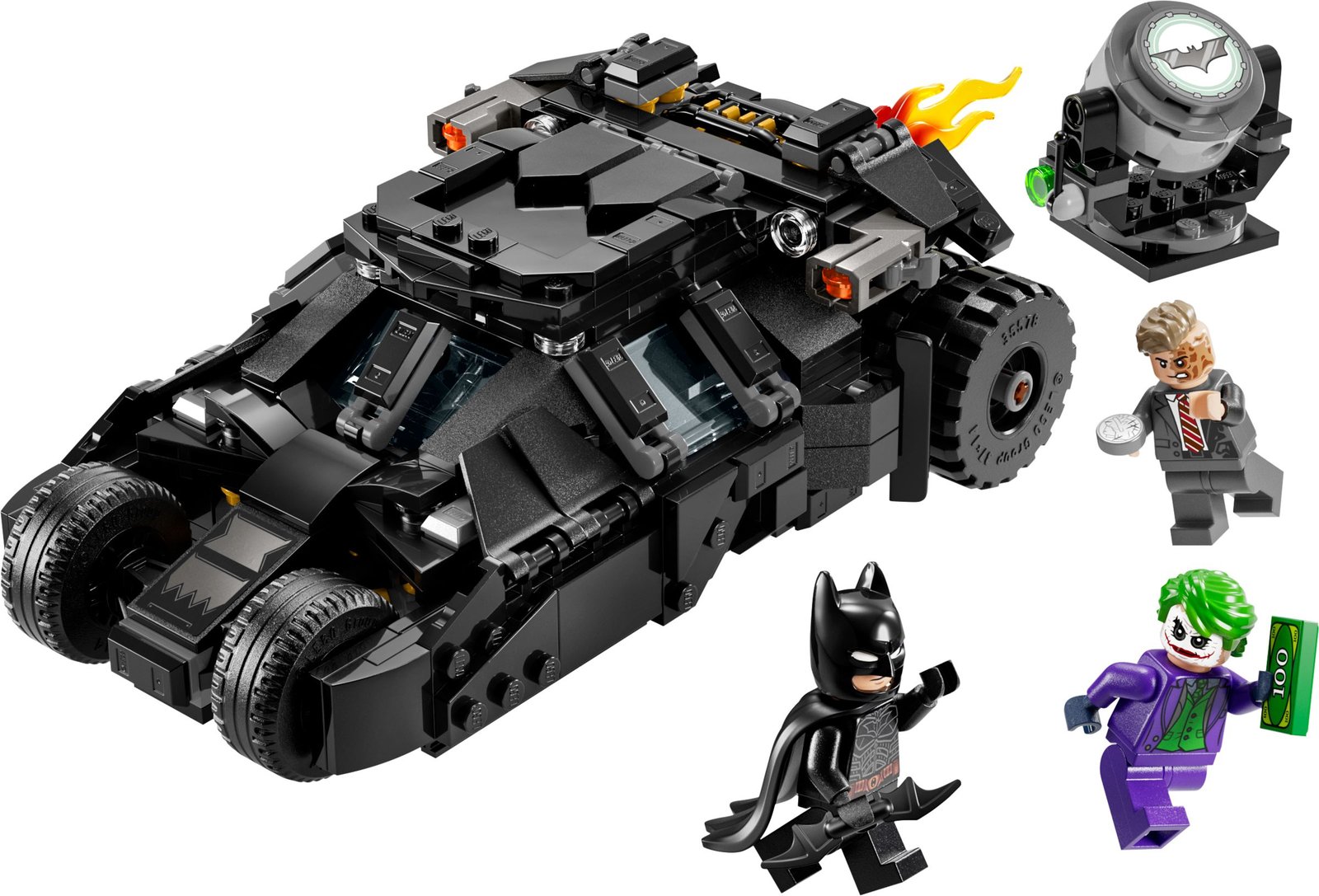 Batman Tumbler vastaan Two-Face ja The Joker
