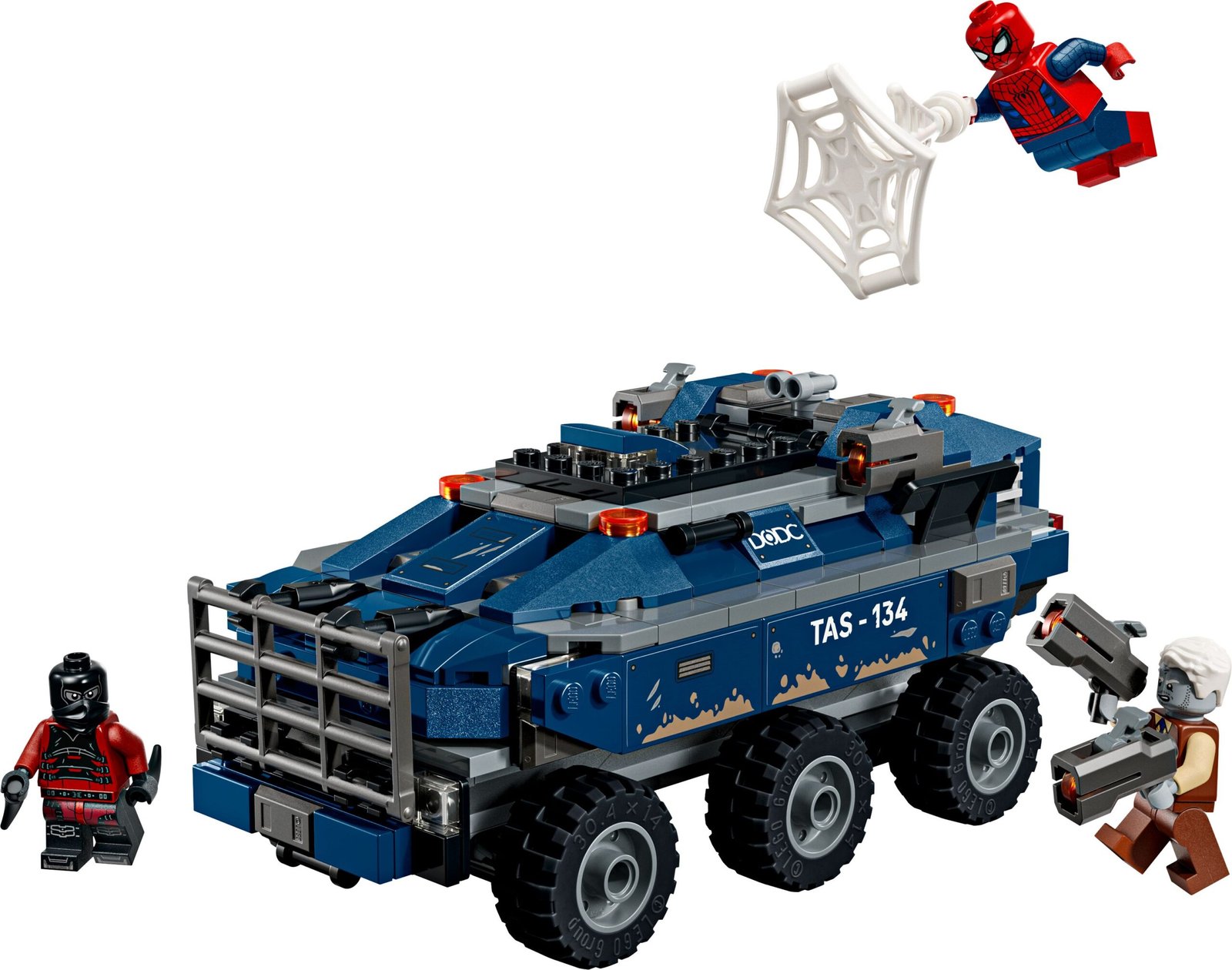 Spider-Man ja vankilakuljetuksen takaa-ajo