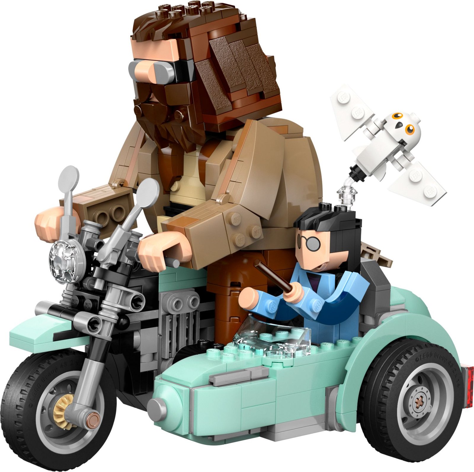 Hagrid ja Harry moottoripyöräajelulla