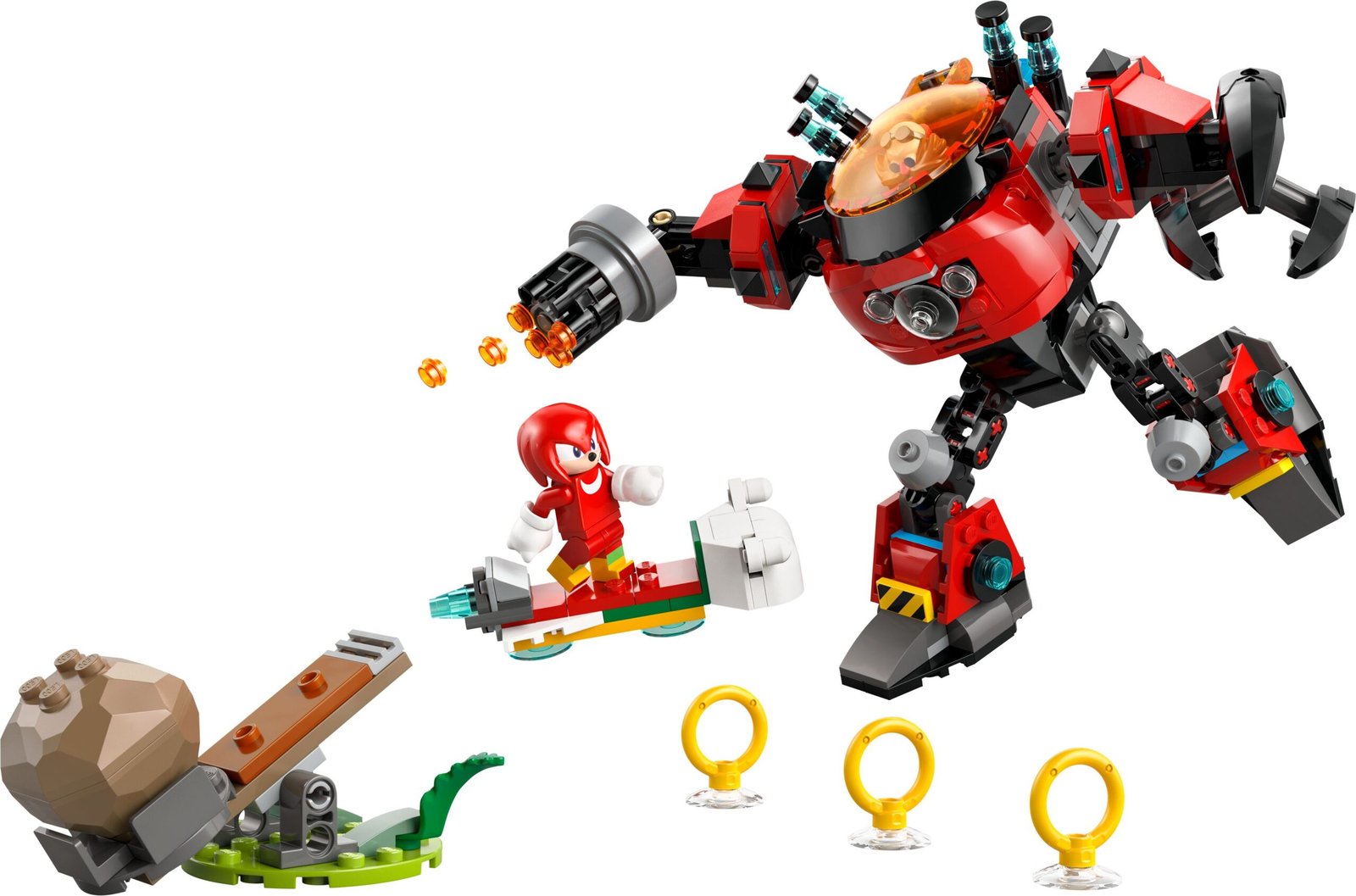 Knuckles vastaan Dr. Eggman ja Egg Crusher ‑robotti